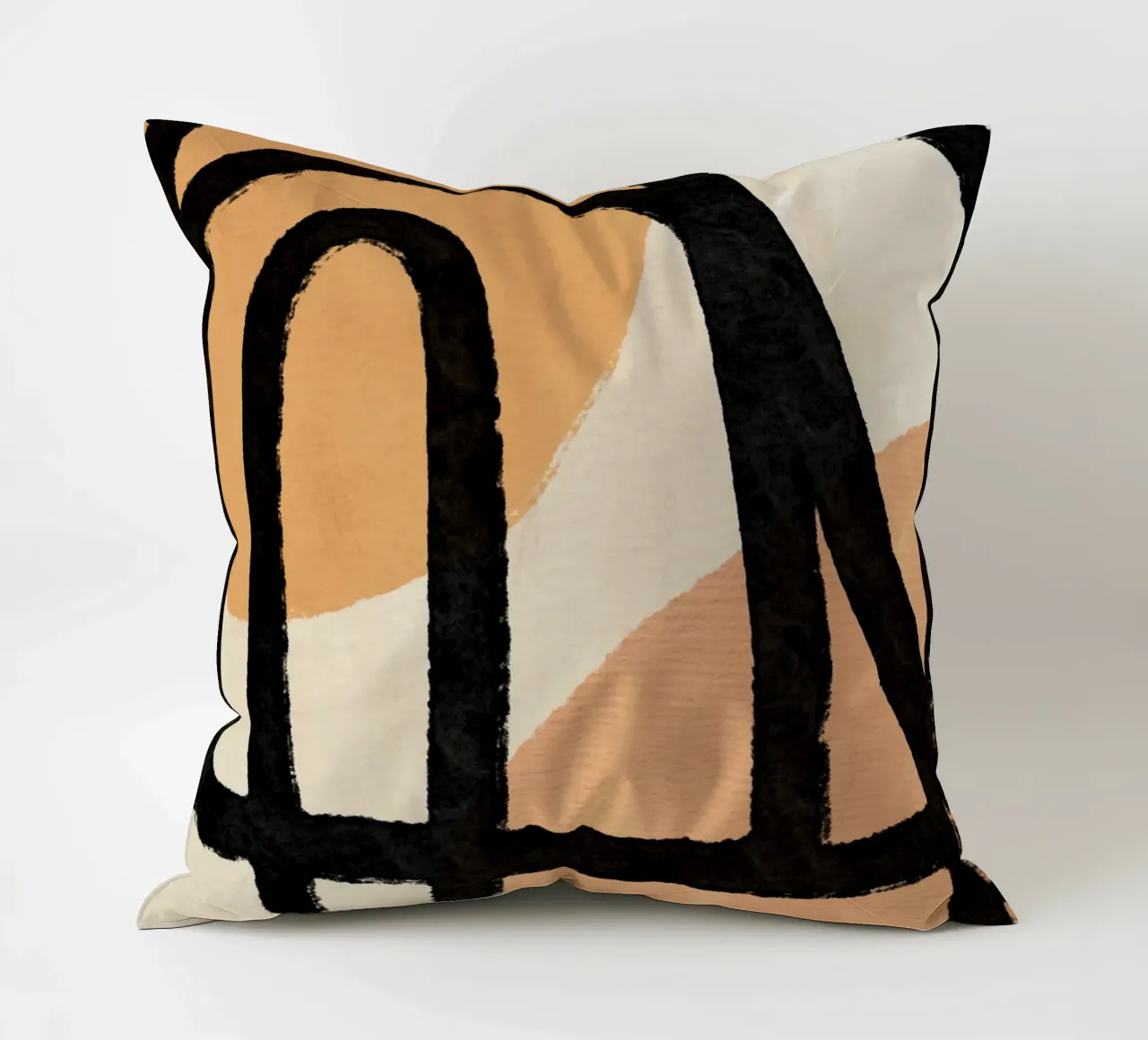 L'Abstraction No 2 decorative cushion by treechild