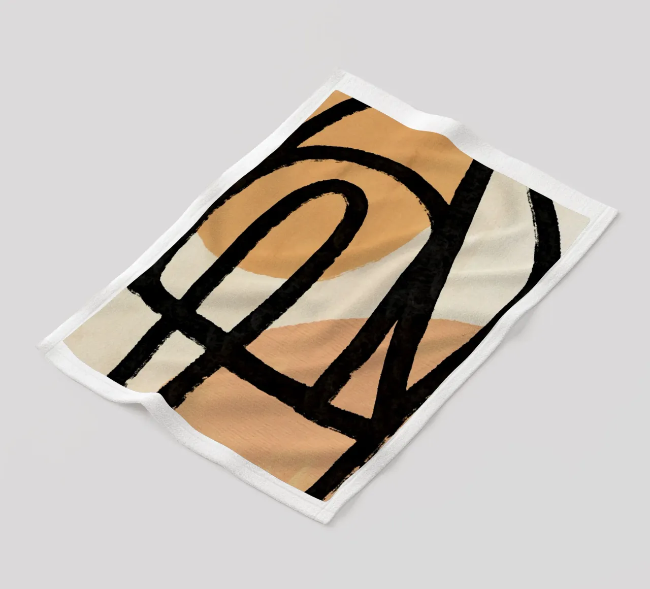 L'Abstraction No 2 coperta in pile da treechild