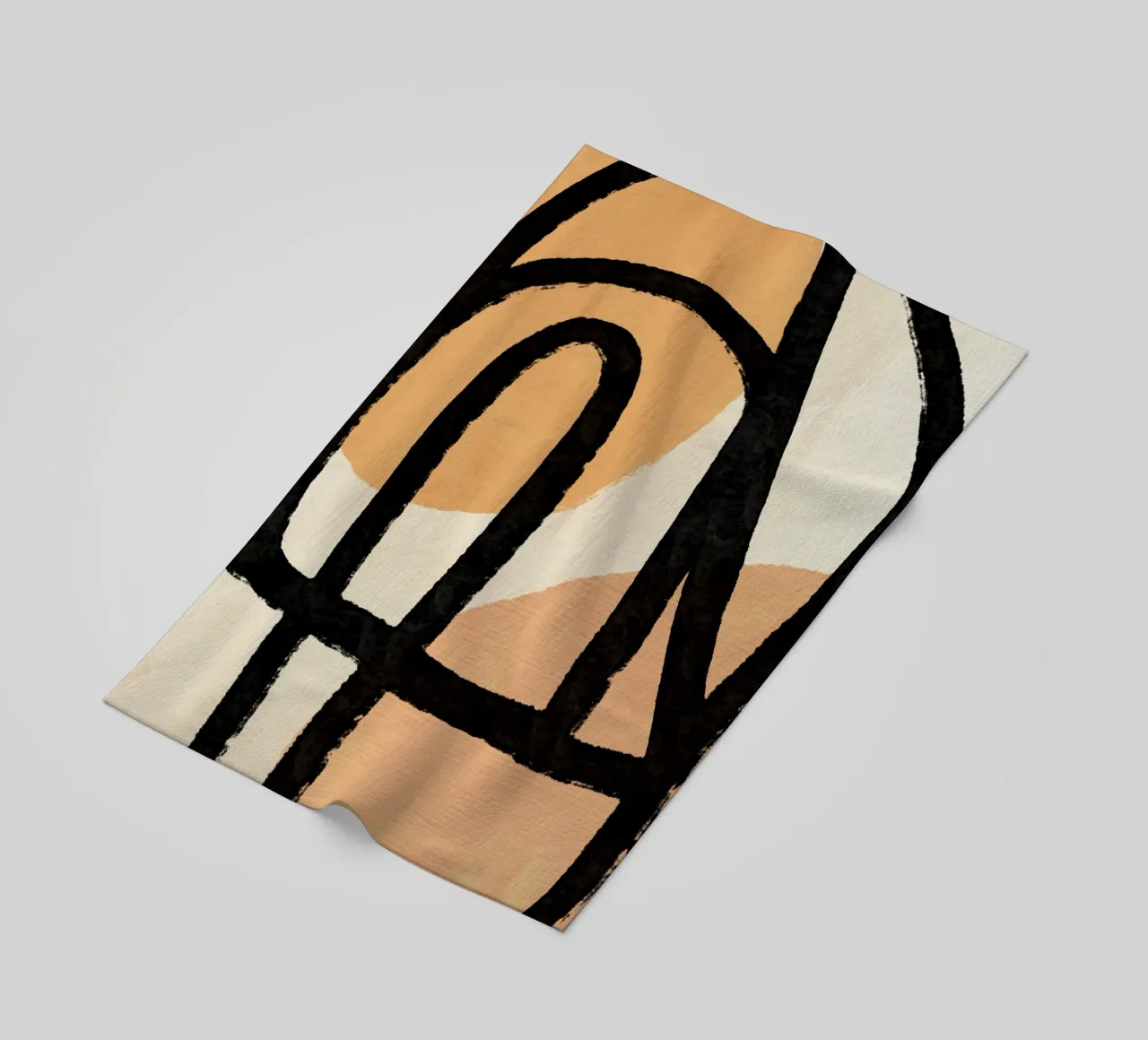 L'Abstraction No 2 Strandtuch von treechild