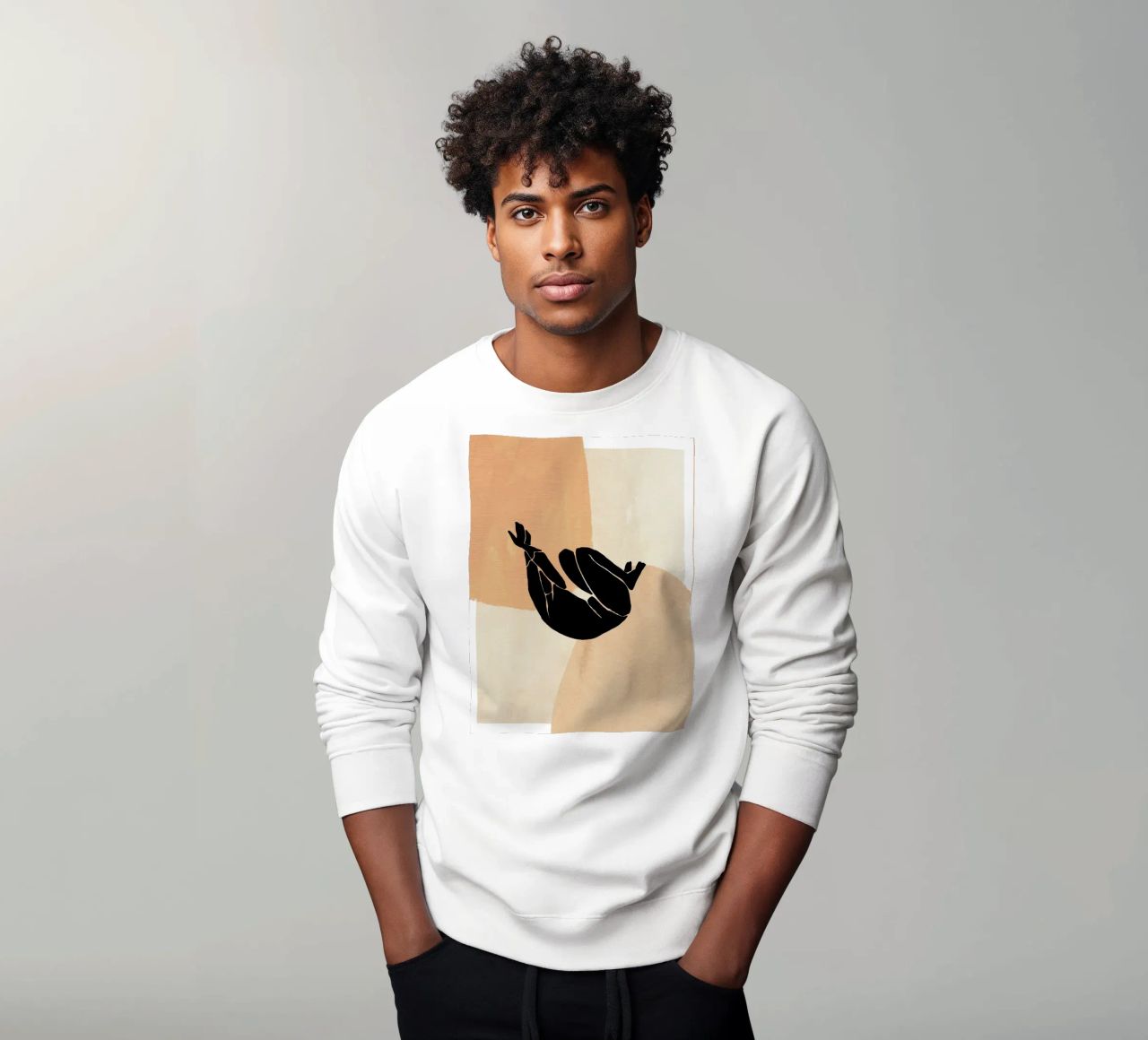 L'Abstraction No 2 sweatshirt by treechild