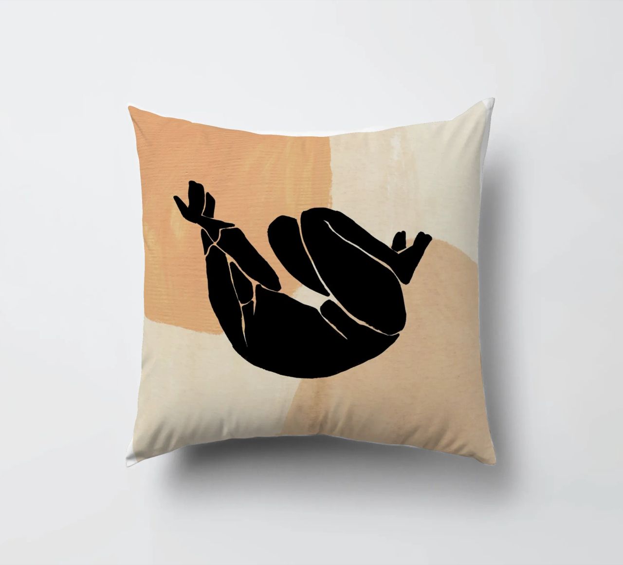 L'Abstraction No 2 decorative cushion by treechild