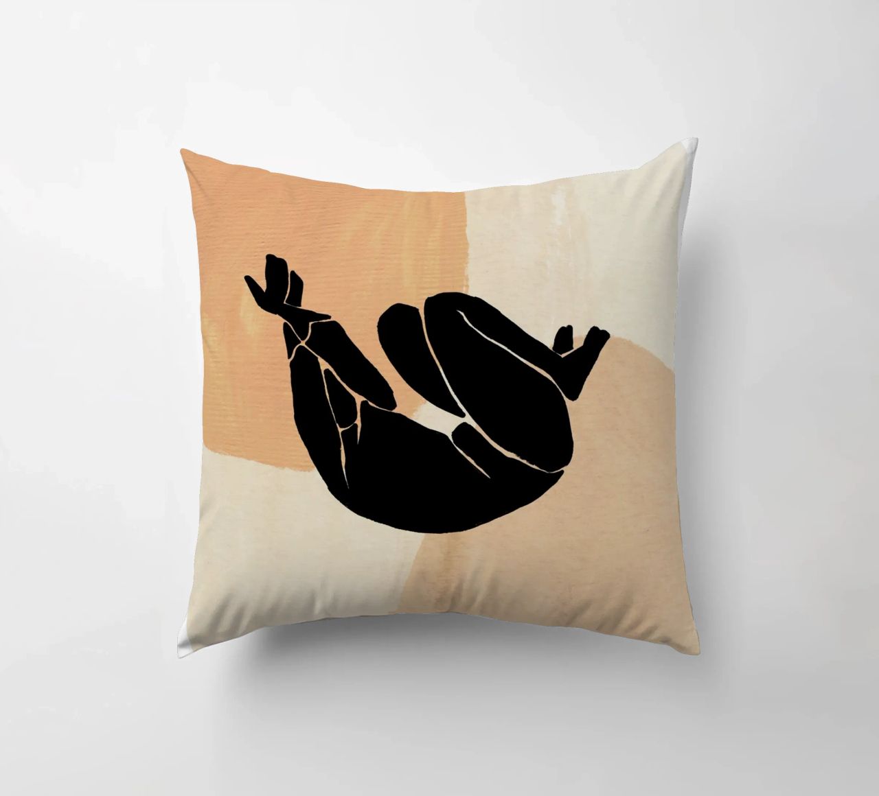 L'Abstraction No 2 decorative cushion by treechild