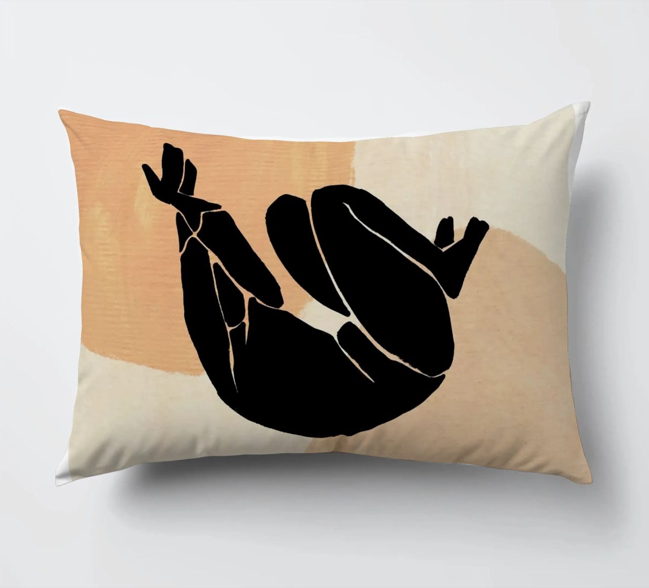 L'Abstraction No 2 decorative cushion by treechild