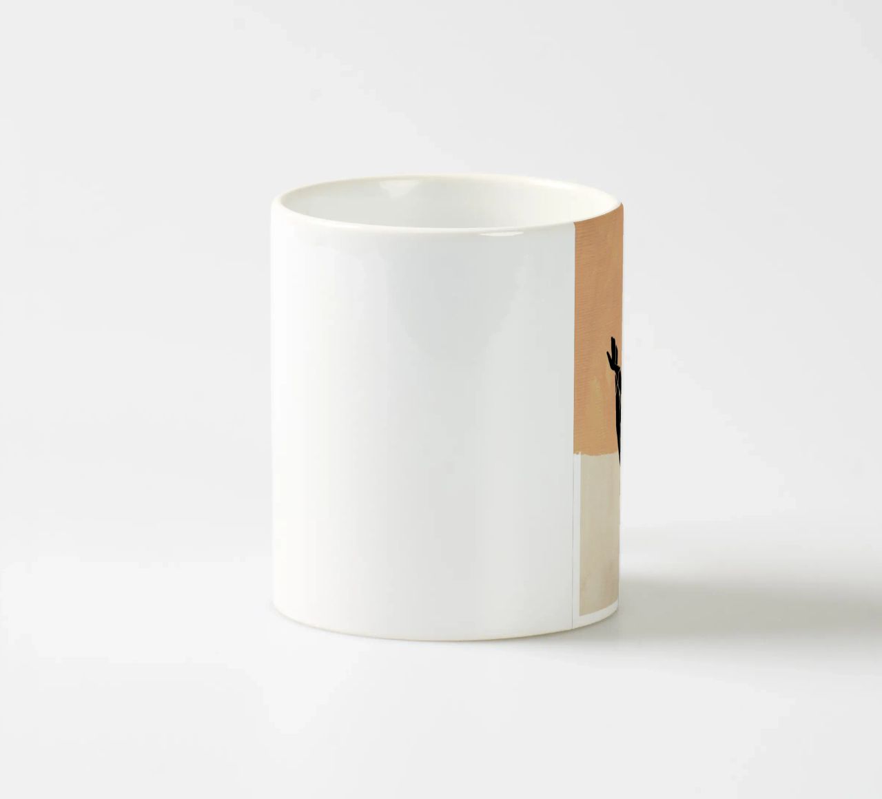 L'Abstraction No 2 ceramic mug by treechild