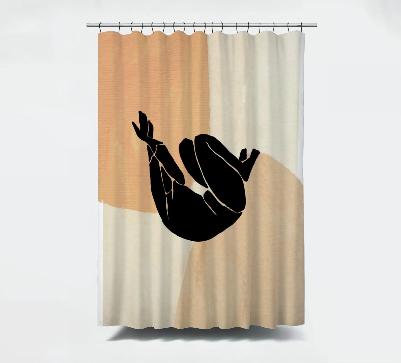 L'Abstraction No 2 shower curtain by treechild