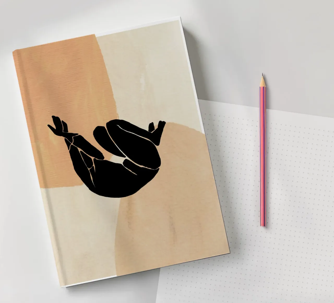 L'Abstraction No 2 notebook by treechild