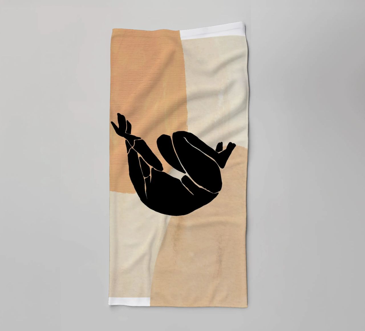 L'Abstraction No 2 towel by treechild