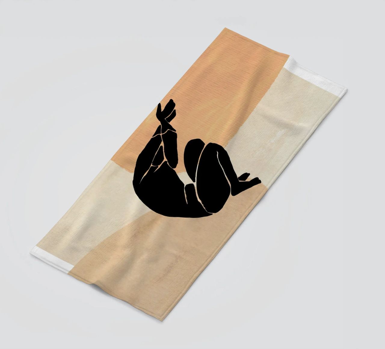 L'Abstraction No 2 beach towel by treechild