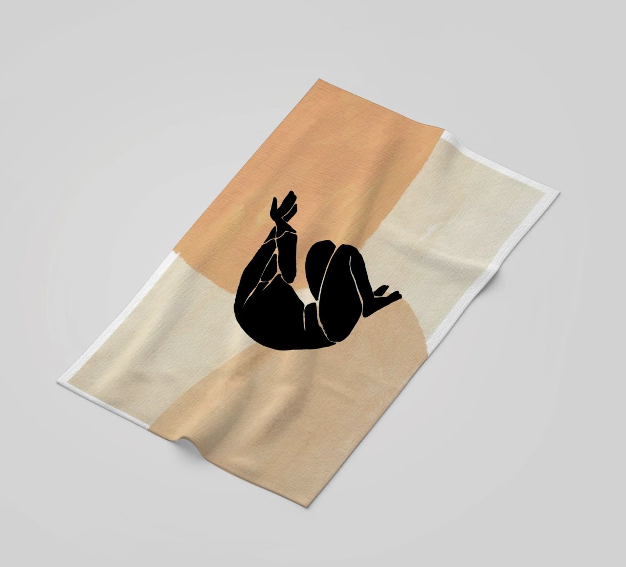 L'Abstraction No 2 beach towel by treechild