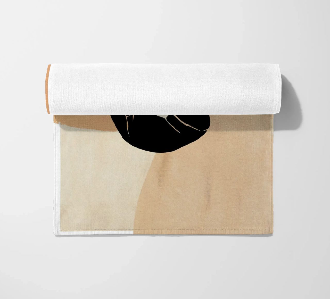 L'Abstraction No 2 beach towel by treechild