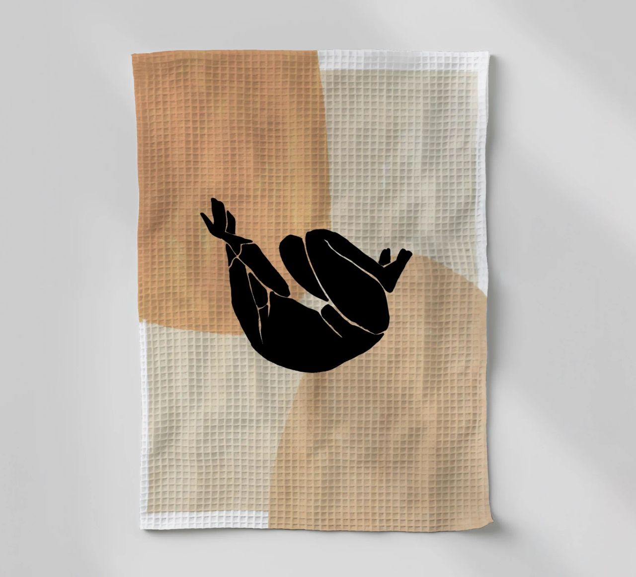 L'Abstraction No 2 tea towel by treechild
