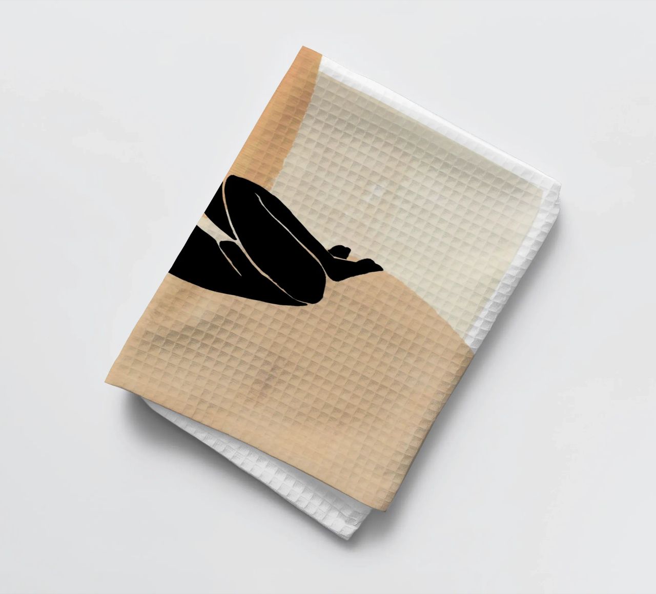 L'Abstraction No 2 tea towel by treechild