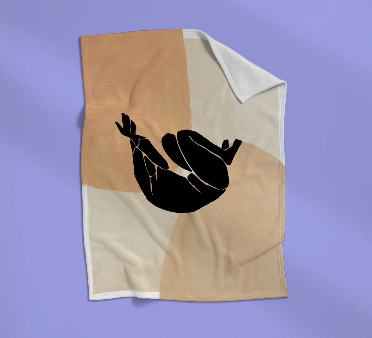L'Abstraction No 2 fleece blanket by treechild