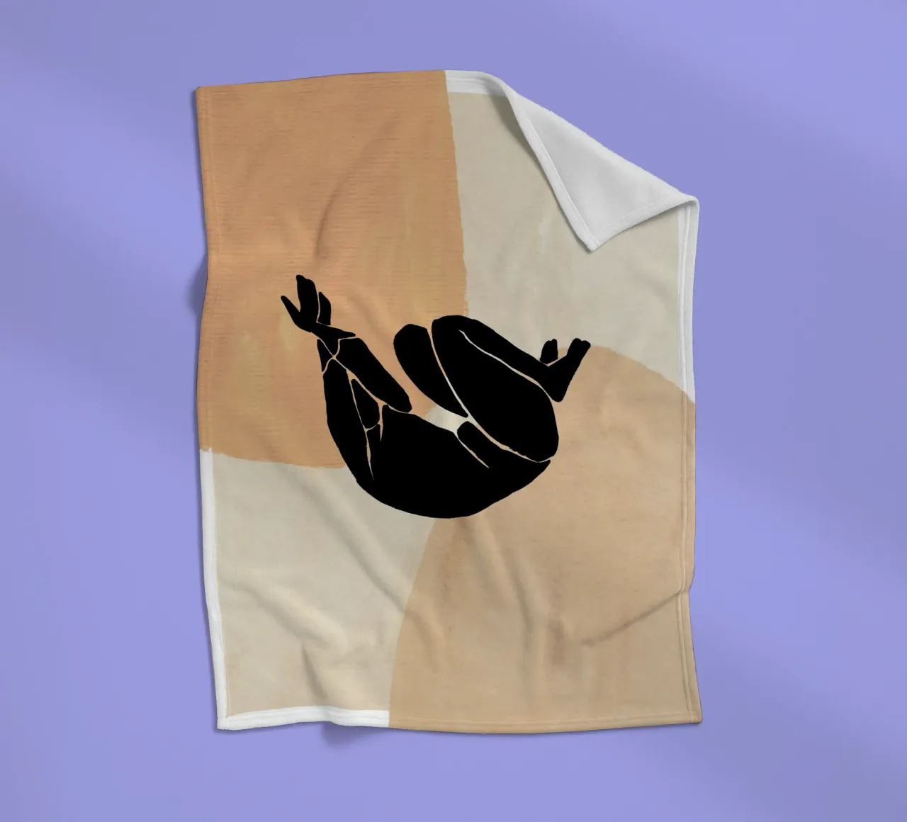 L'Abstraction No 2 coperta in pile da treechild