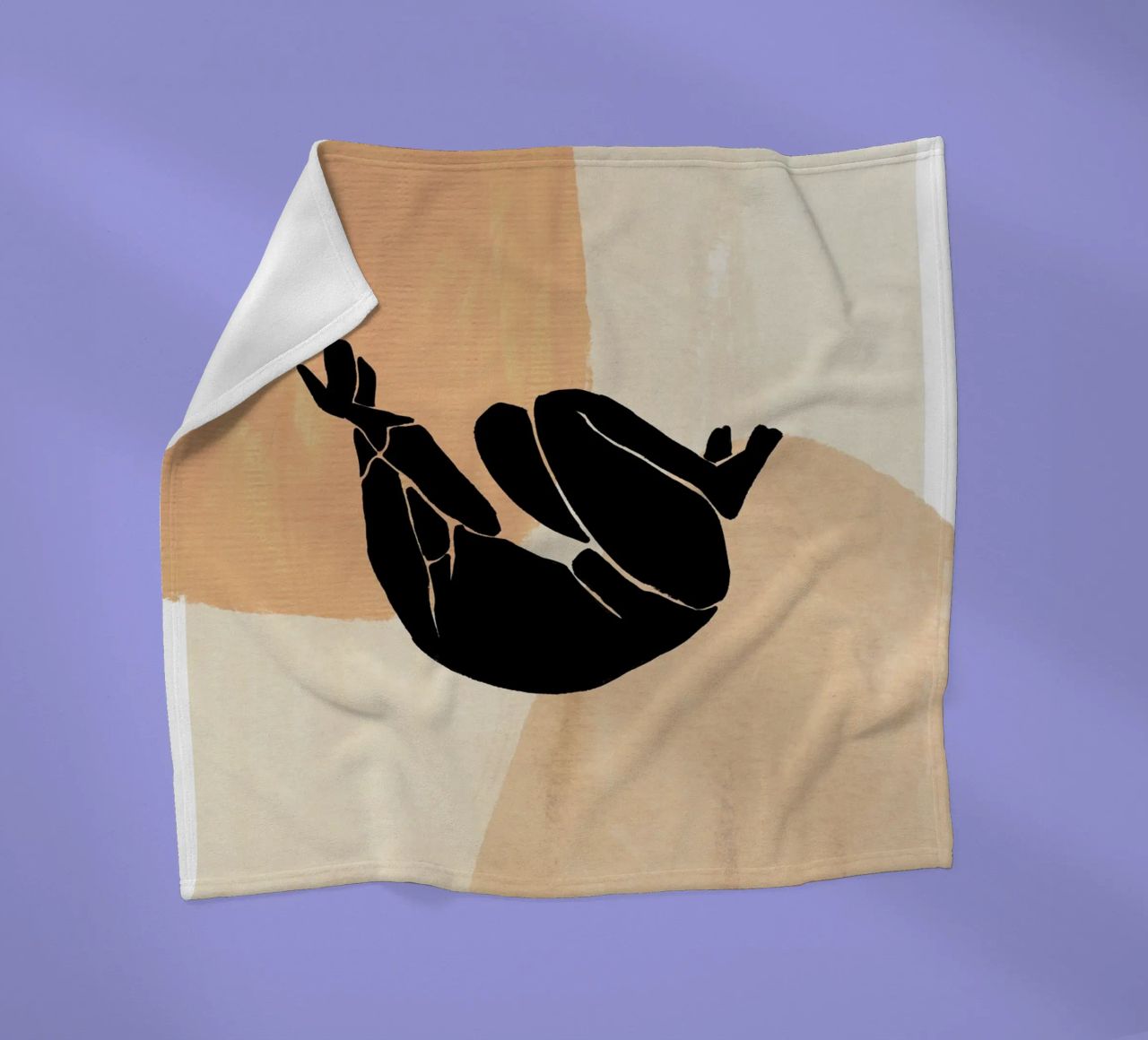 L'Abstraction No 2 fleece blanket by treechild