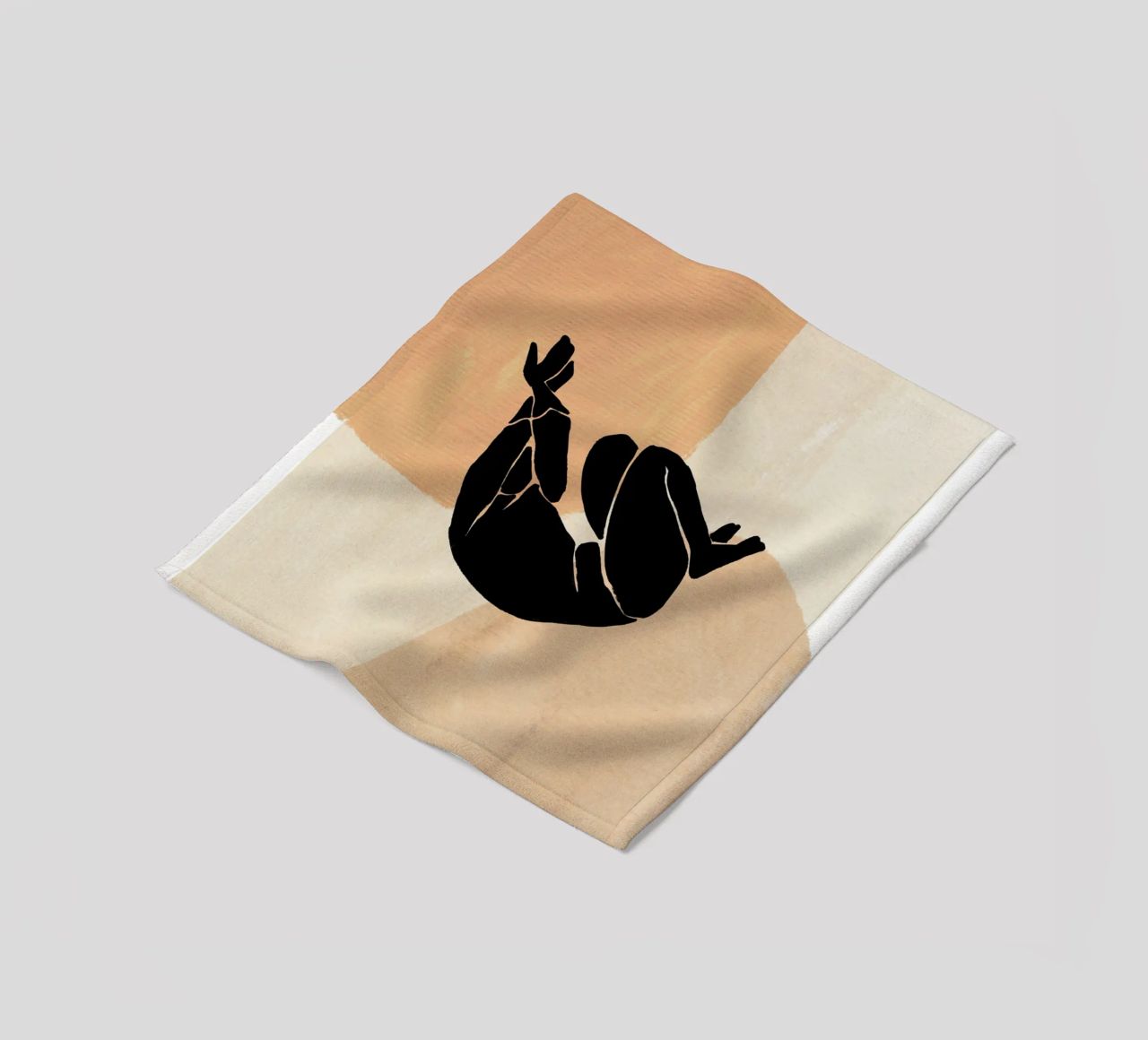 L'Abstraction No 2 fleece blanket by treechild