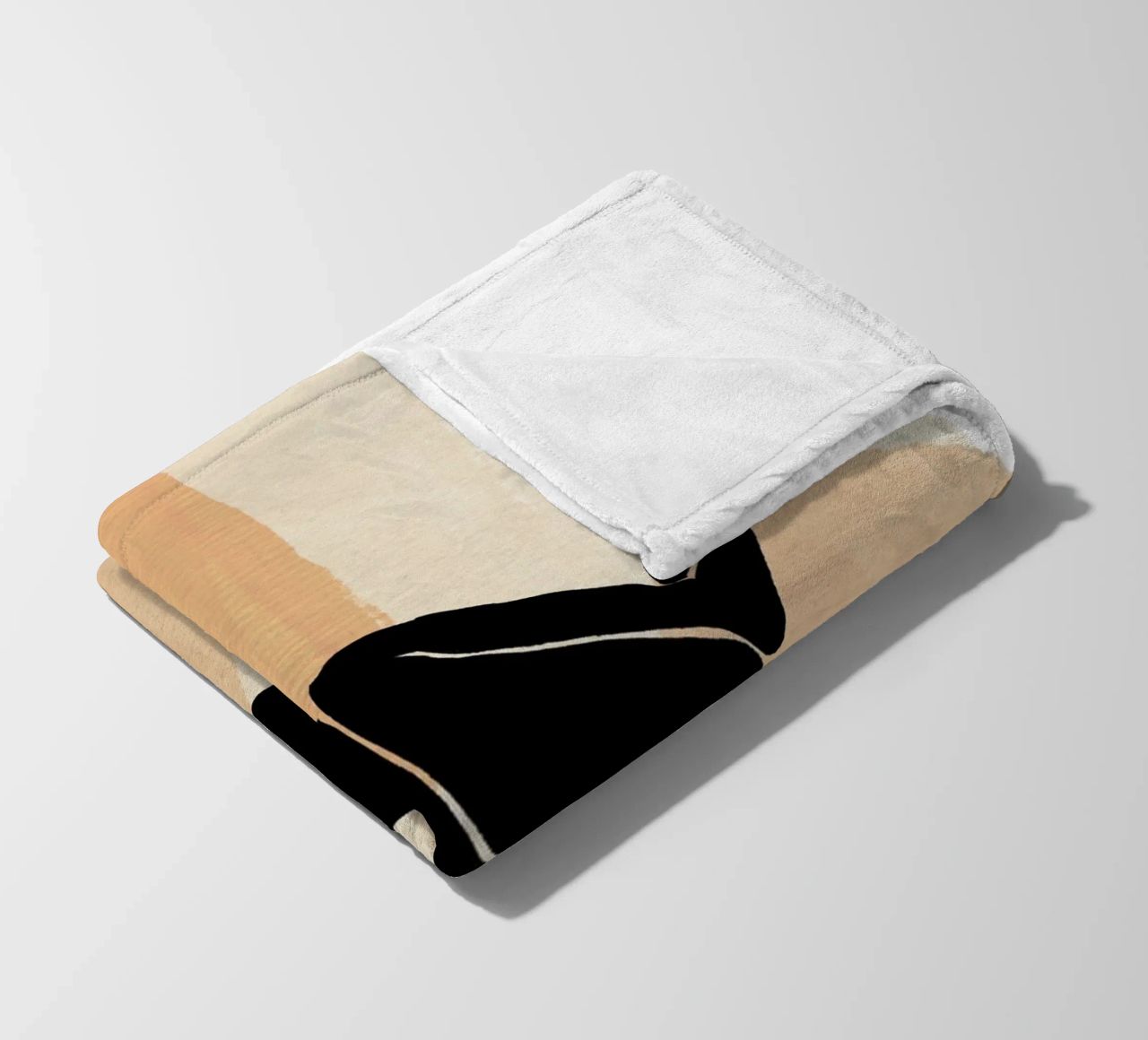 L'Abstraction No 2 fleece blanket by treechild