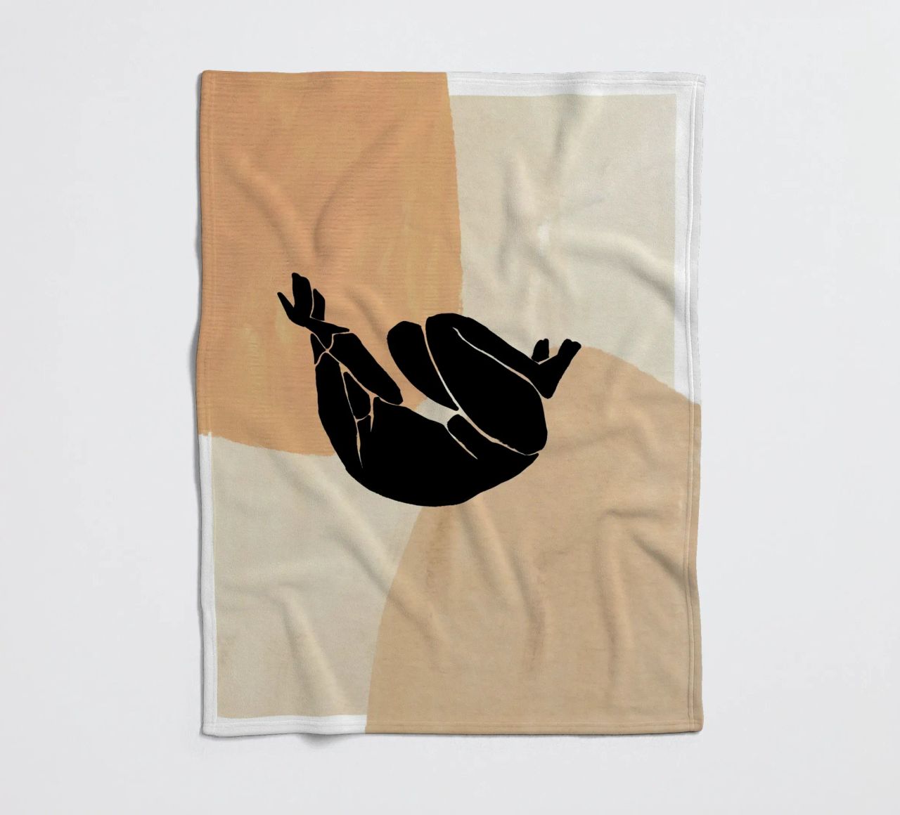 L'Abstraction No 2 fleece blanket by treechild