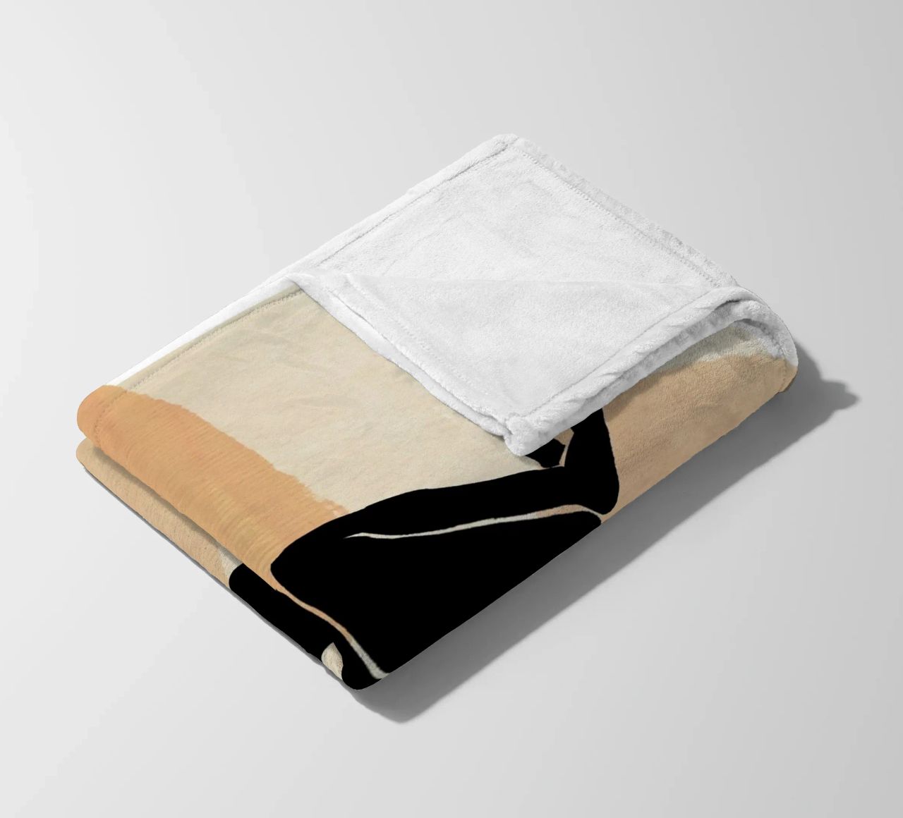 L'Abstraction No 2 fleece blanket by treechild
