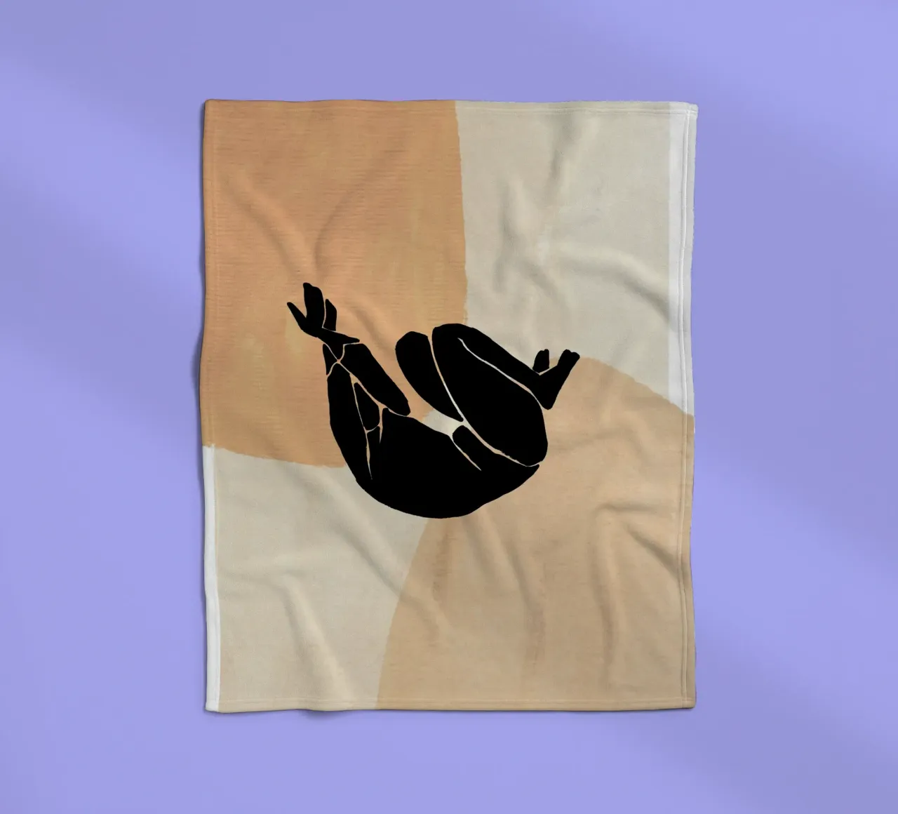 L'Abstraction No 2 coperta in pile da treechild