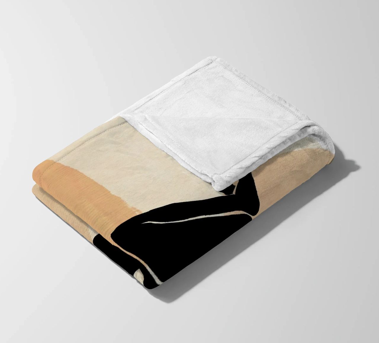L'Abstraction No 2 fleece blanket by treechild