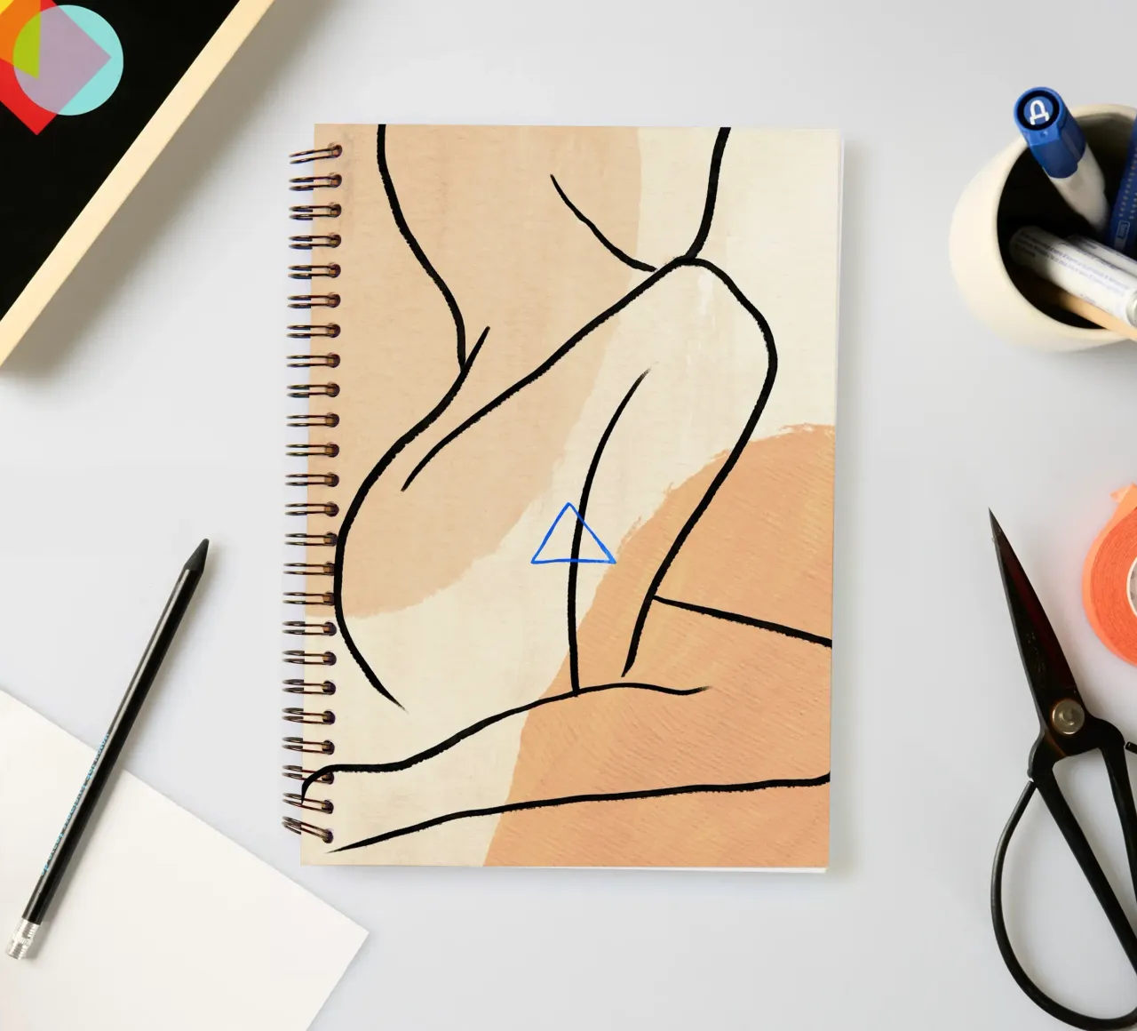 Body Language spiral notebook by treechild