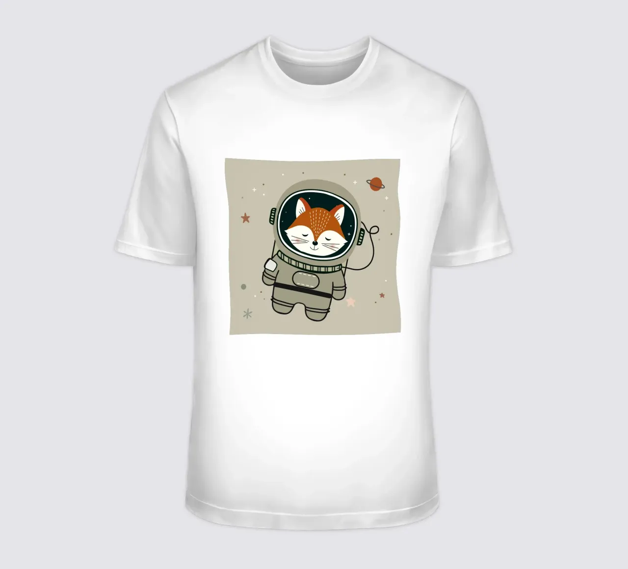 Fuchs Astronaut - Viaggio onirico nello spazio t-shirt da namosh