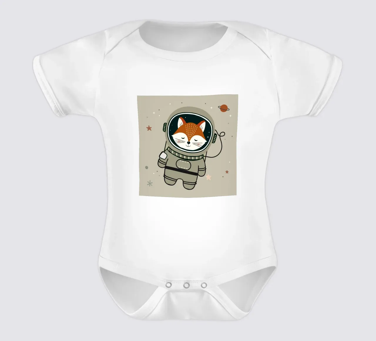Fuchs Astronaut - Viaggio onirico nello spazio body neonato maniche corte da namosh