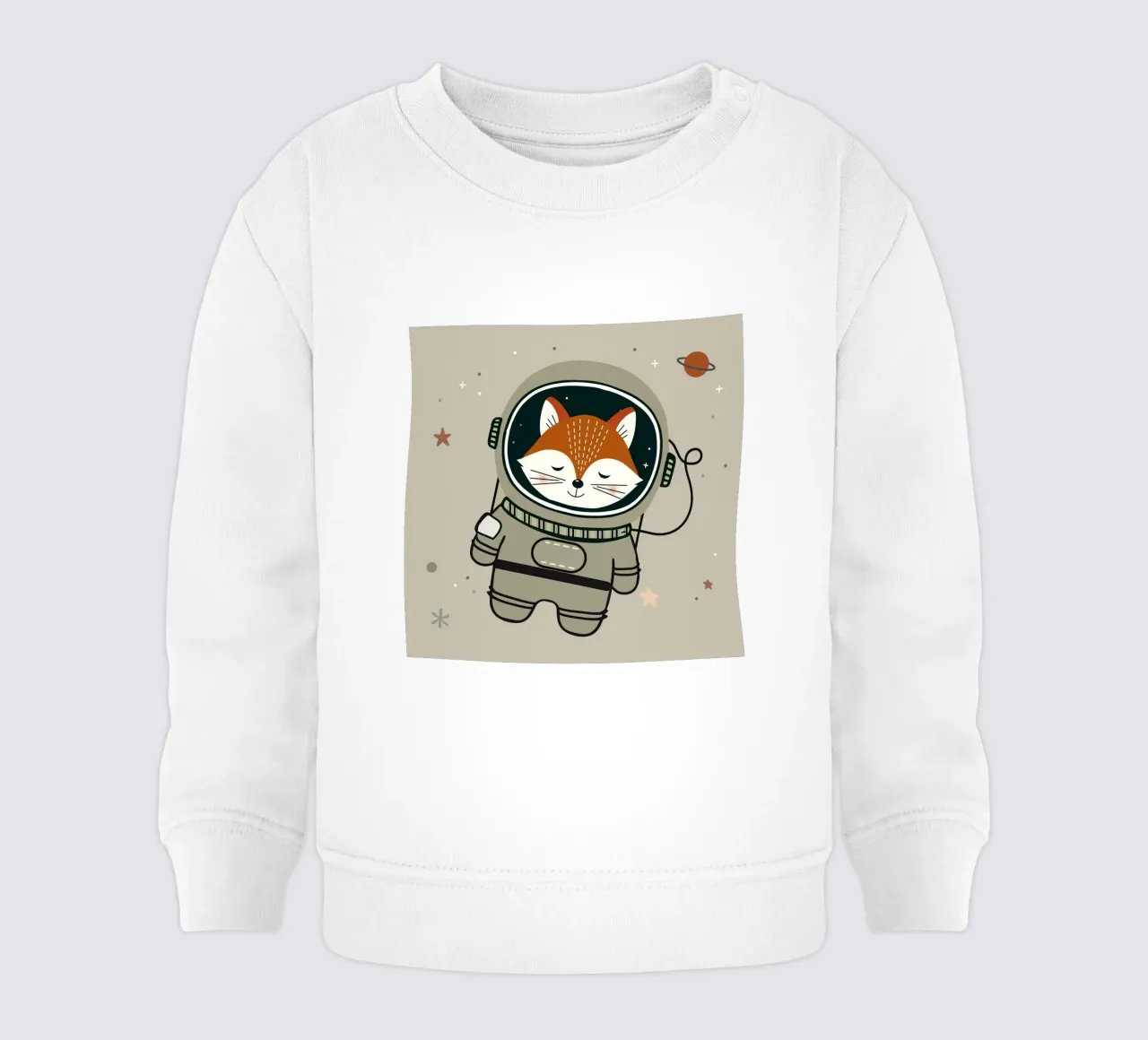 Fuchs Astronaut - Viaggio onirico nello spazio felpa neonato da namosh