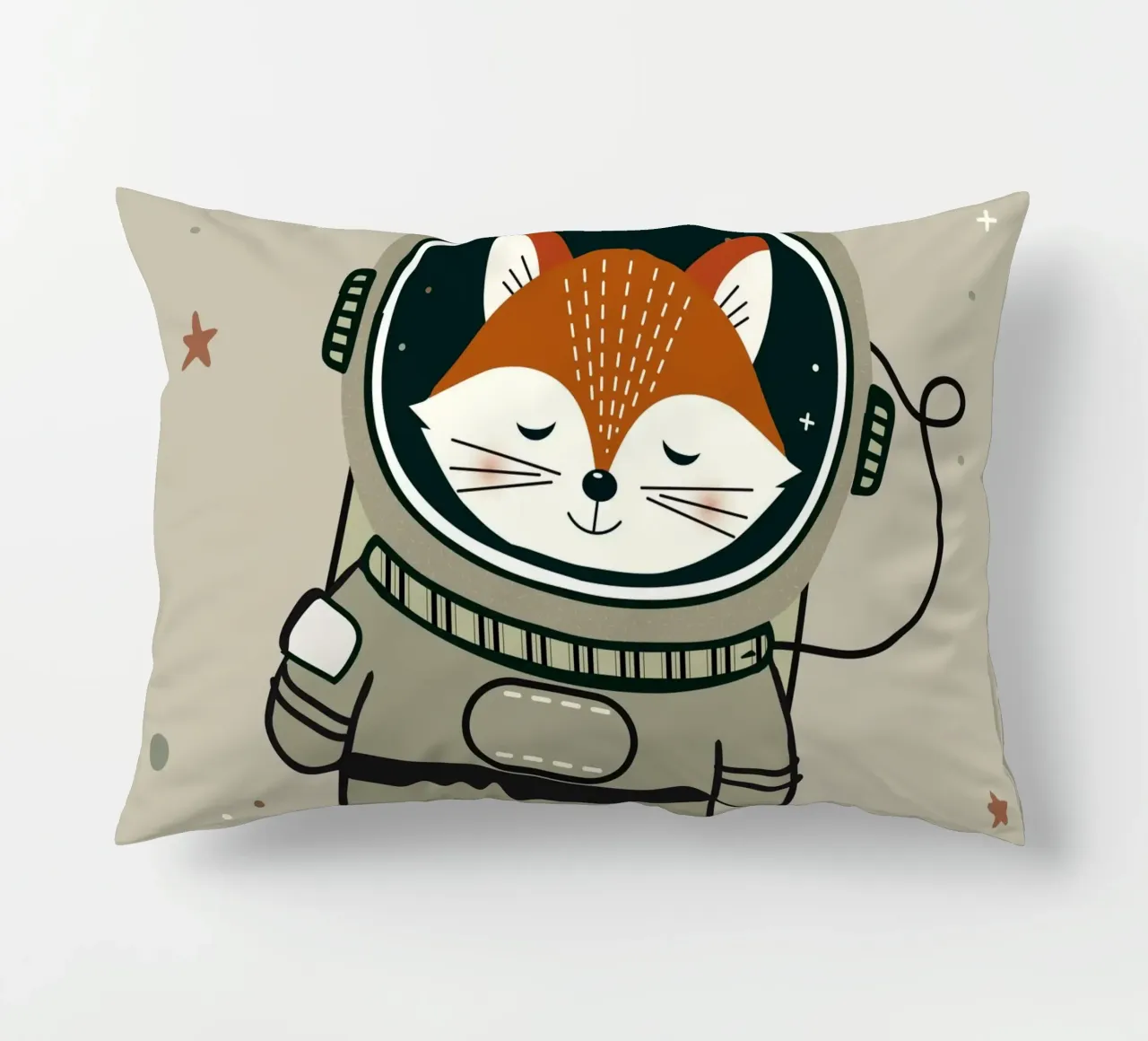 Fuchs Astronaut - Viaggio onirico nello spazio cuscino da namosh