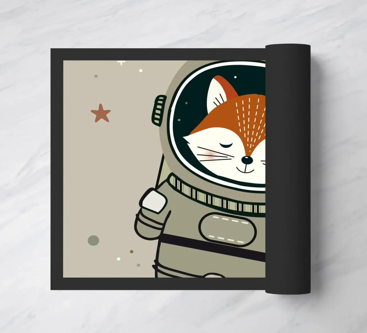 Fuchs Astronaut - Viaggio onirico nello spazio zerbino da namosh