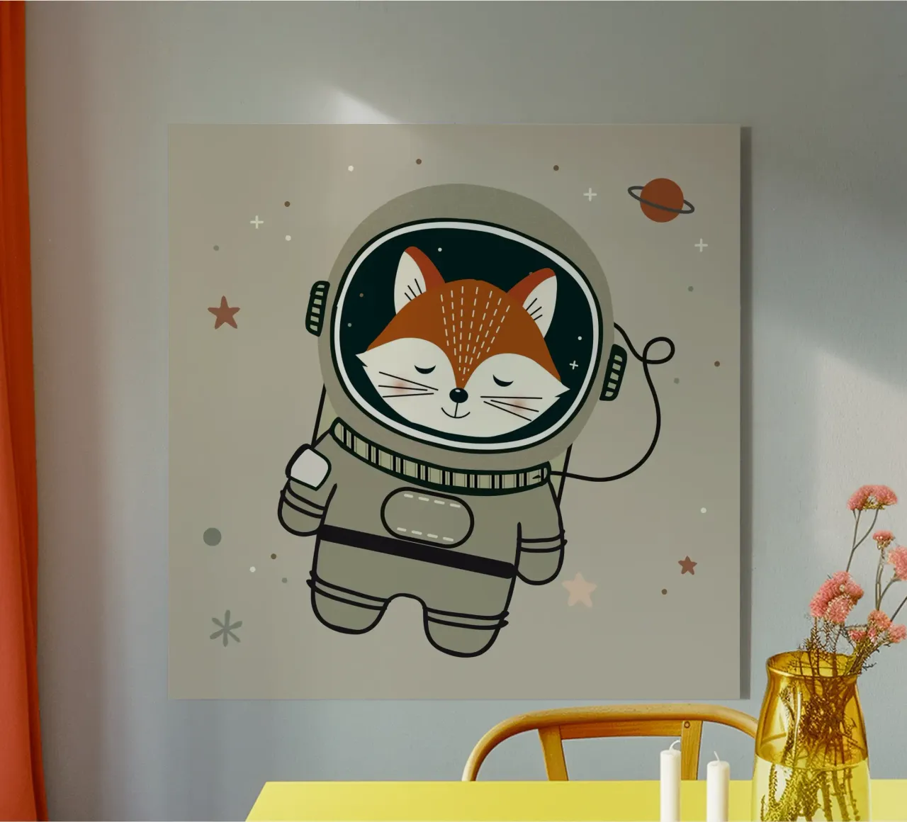 Fuchs Astronaut - Viaggio onirico nello spazio plexiglass da namosh