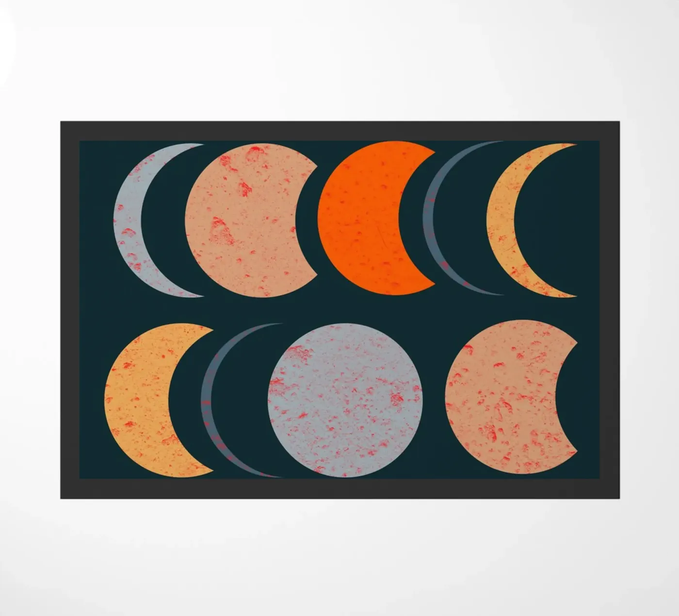 Moon Phases doormat by susanapaz