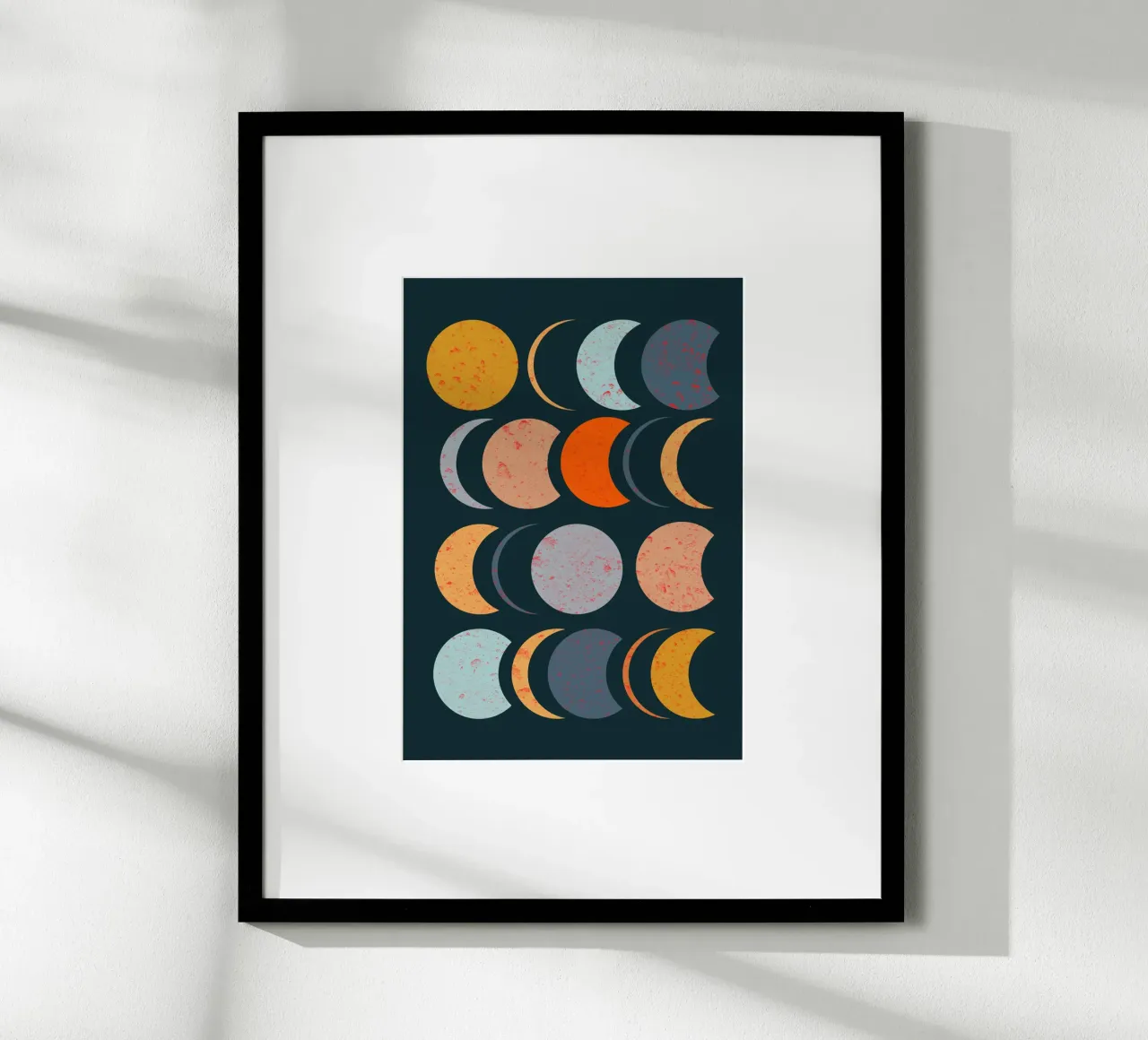 Moon Phases poster by susanapaz
