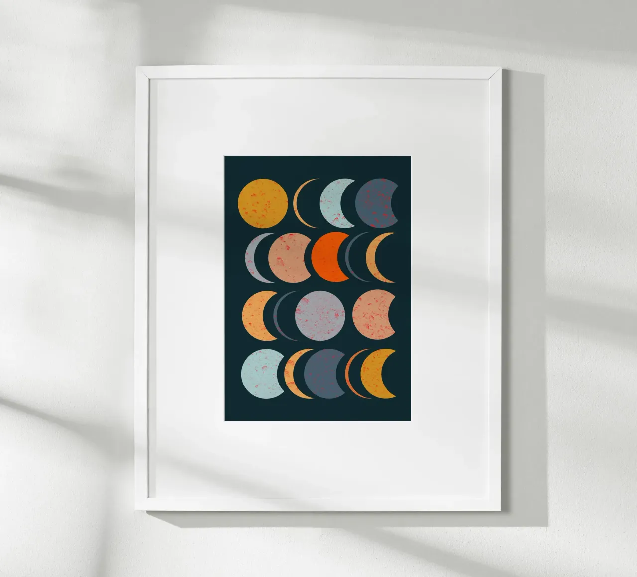 Moon Phases poster by susanapaz