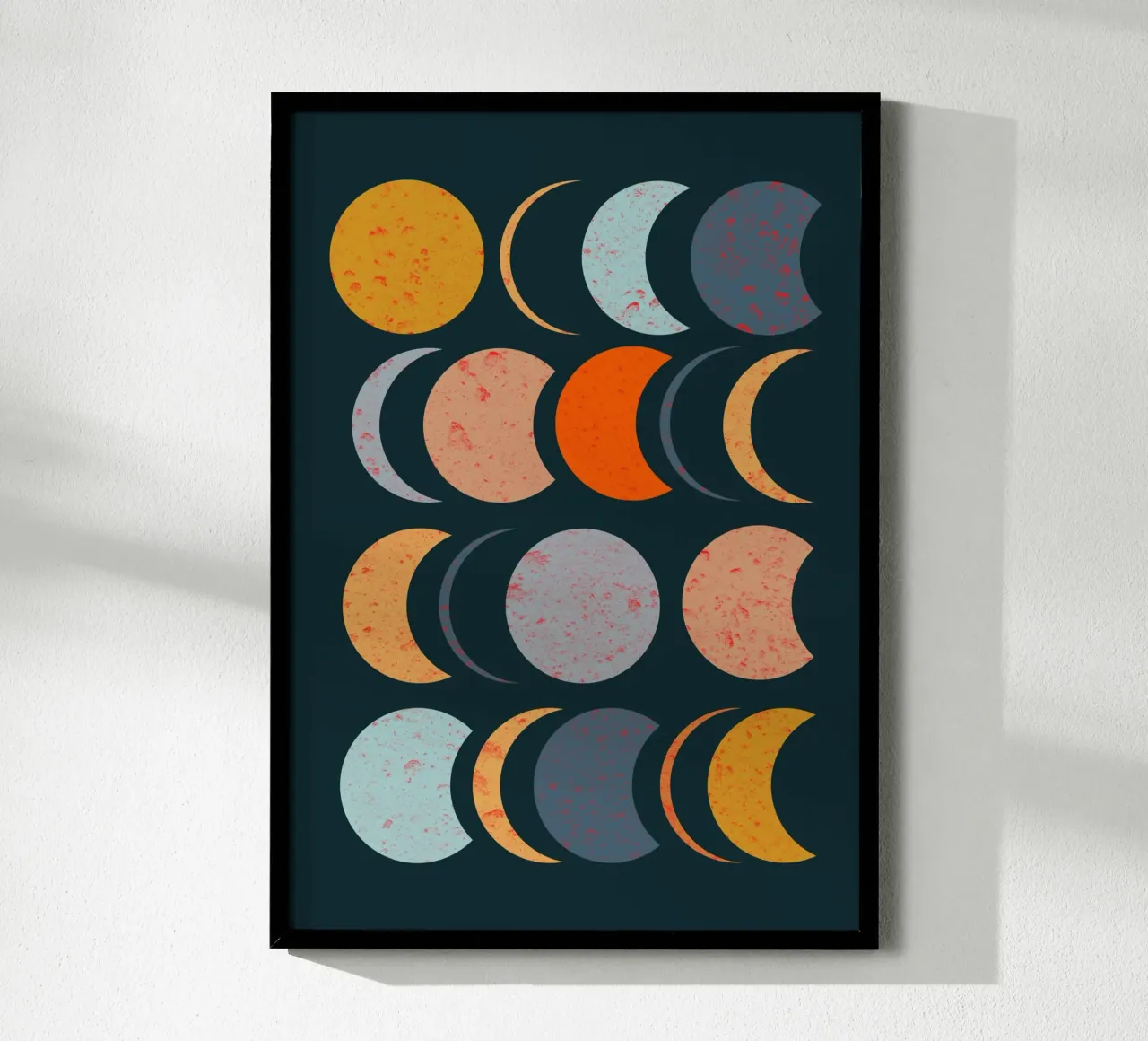 Moon Phases poster by susanapaz