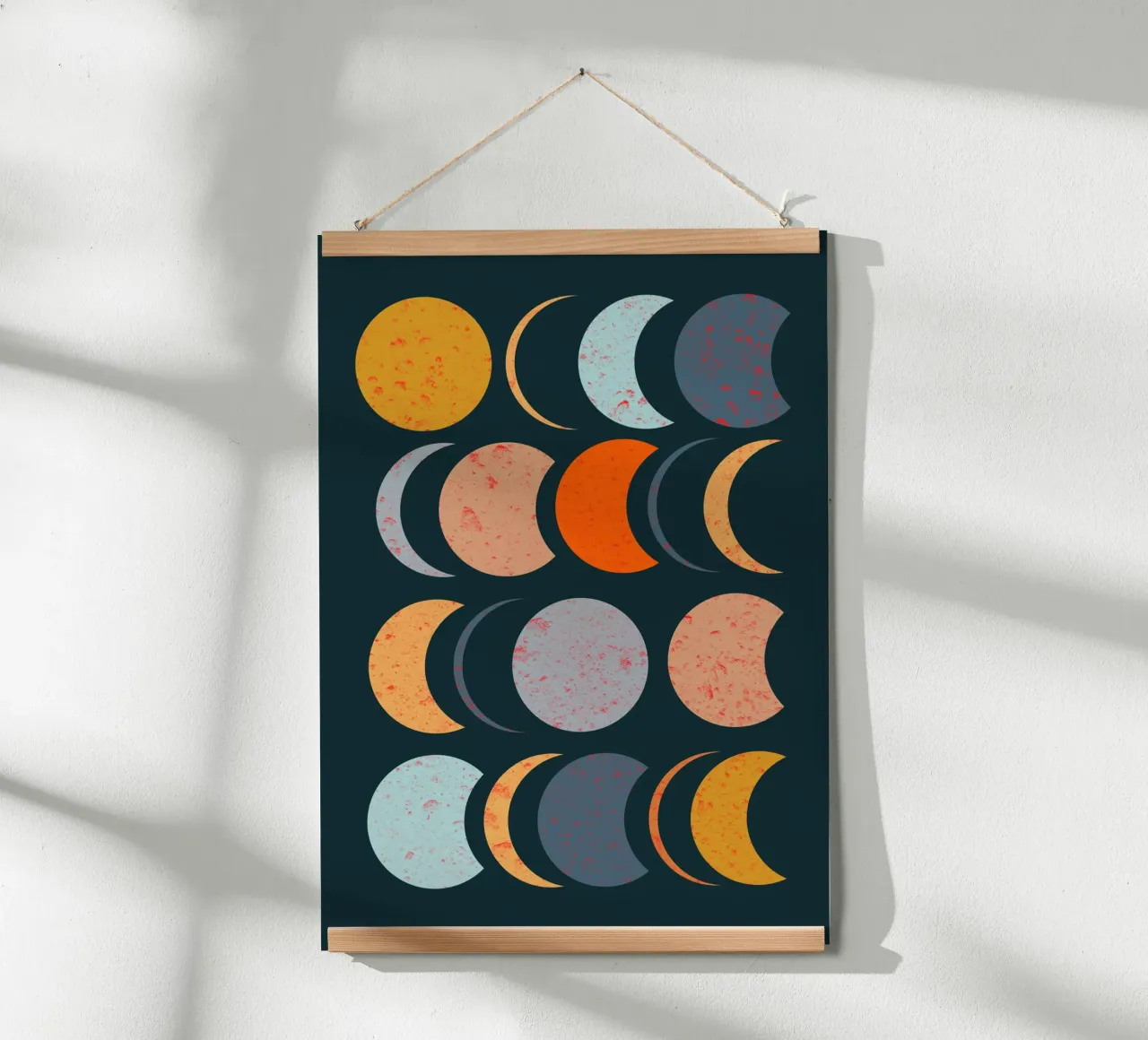 Moon Phases poster by susanapaz