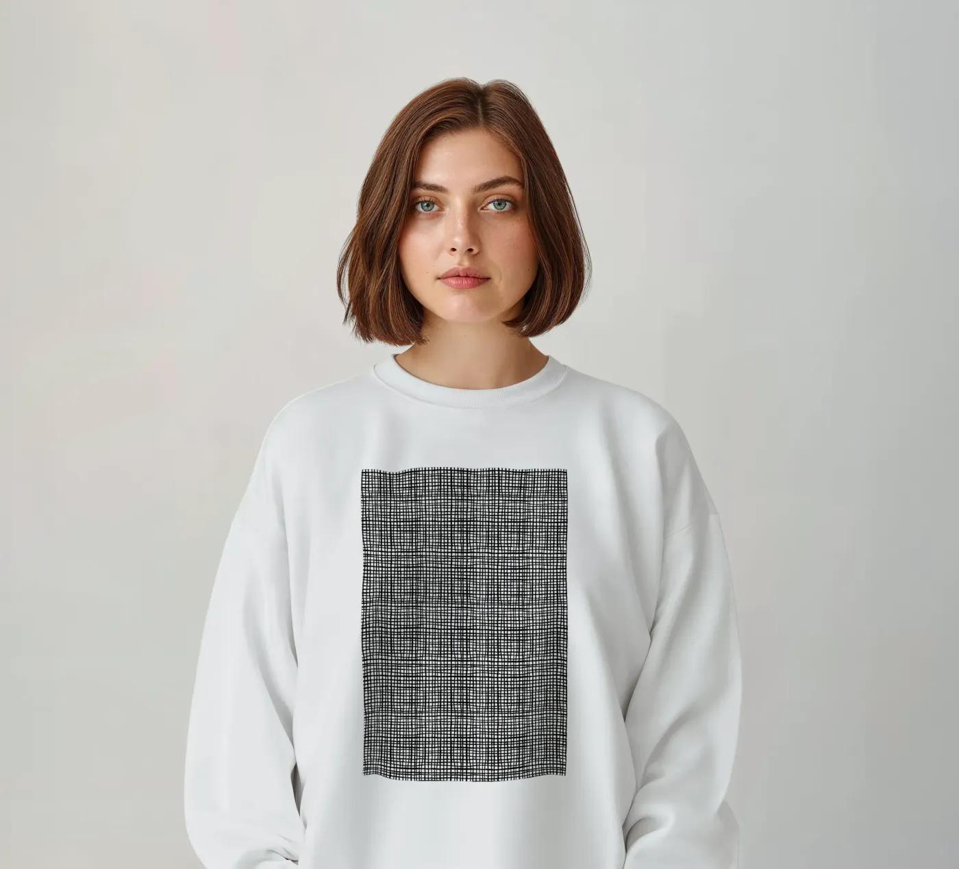Grid sweatshirt van Charlotte Winter