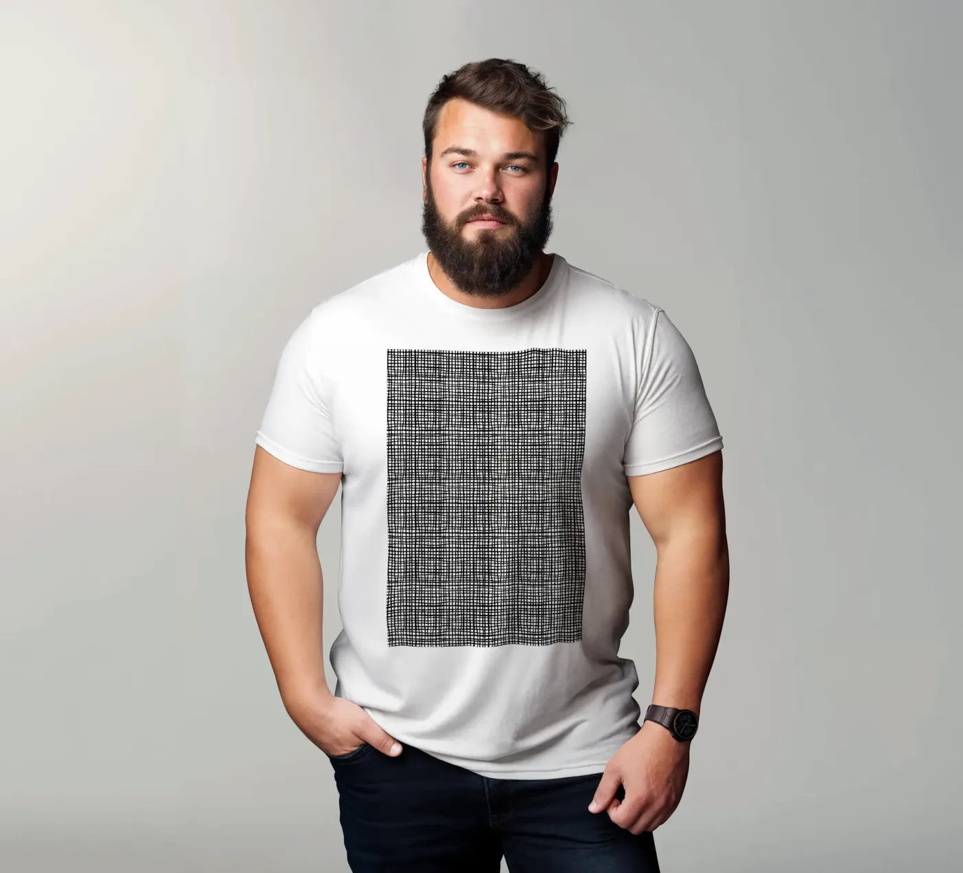 Grid t-shirt da Charlotte Winter