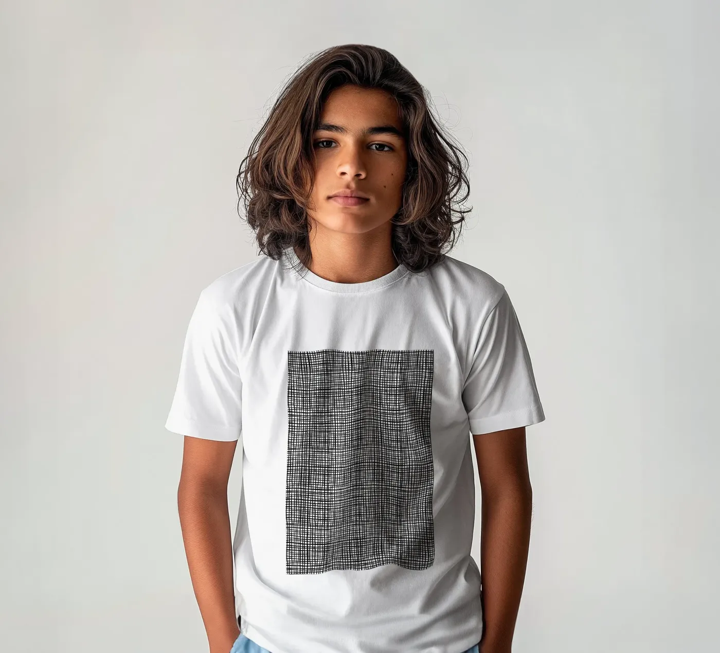 Grid Kinder T-Shirt von Charlotte Winter