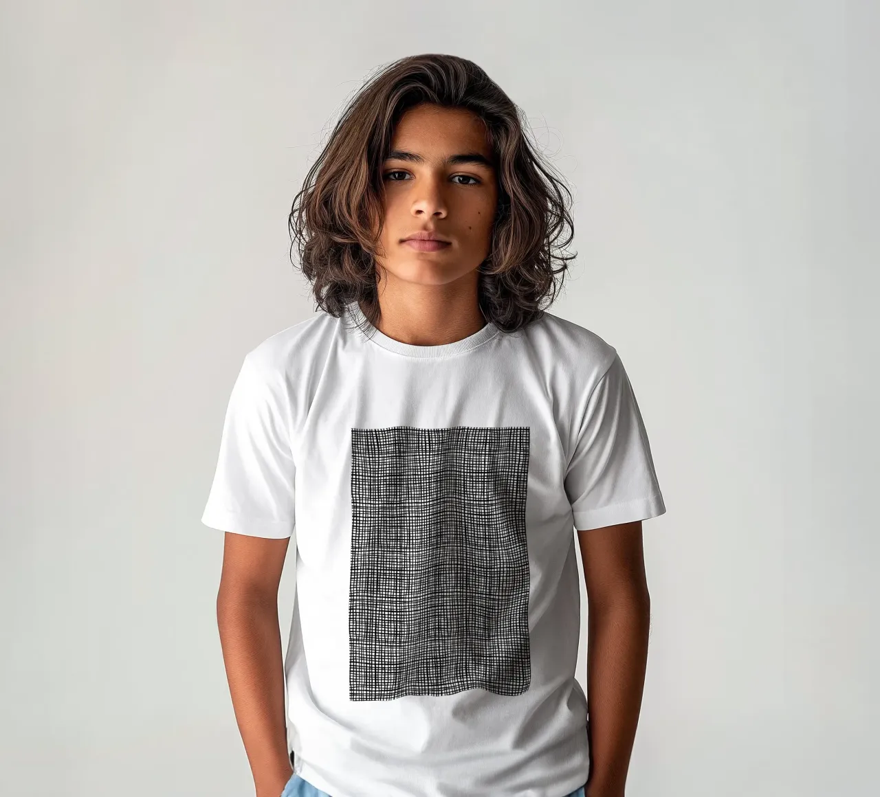 Grid t-shirt bambini da Charlotte Winter