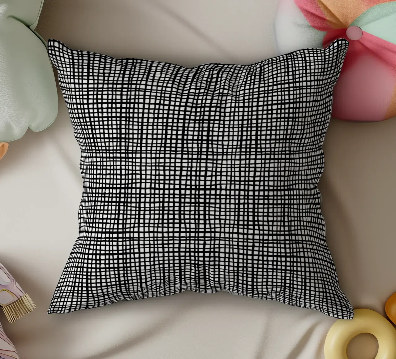Grid cuscino da Charlotte Winter