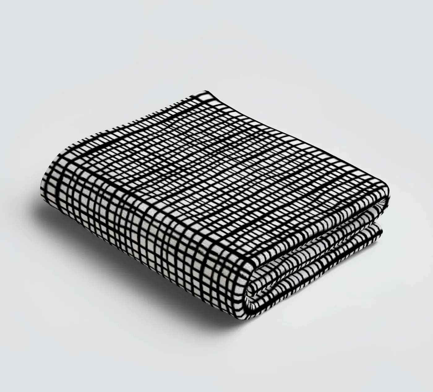 Grid badhanddoek van Charlotte Winter