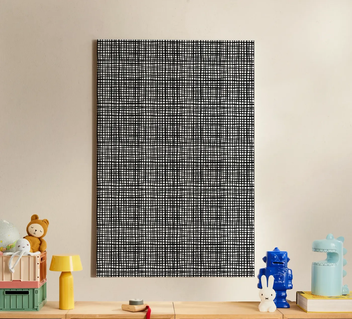 Grid canvas van Charlotte Winter