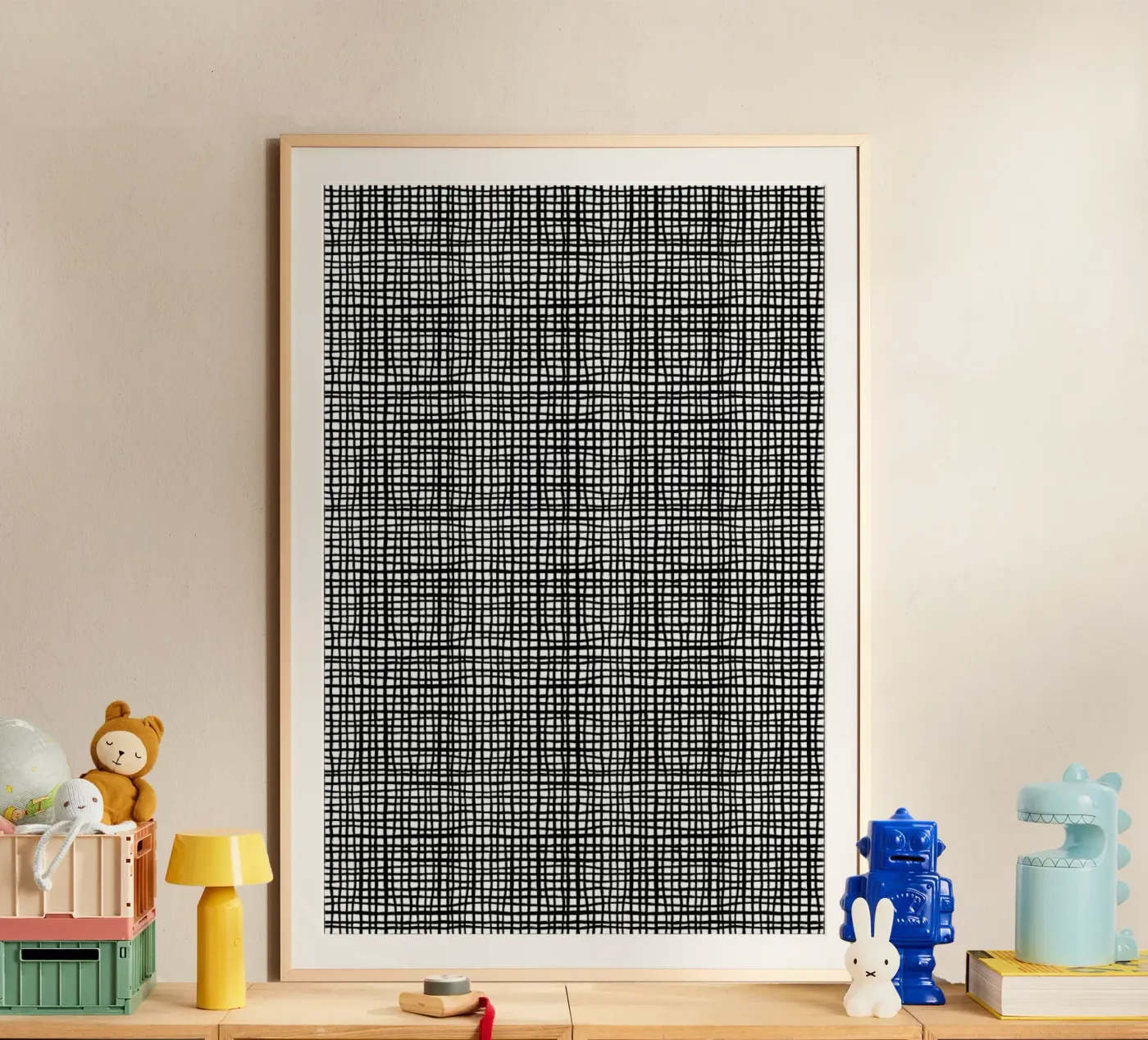 Grid poster van Charlotte Winter