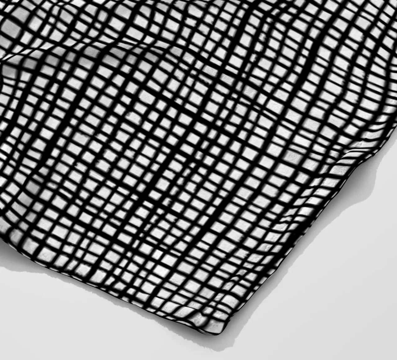 Grid Fleecedecke von Charlotte Winter