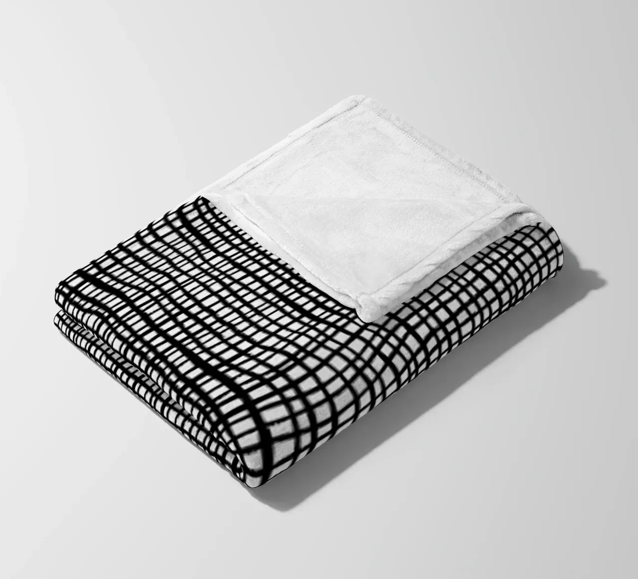 Grid Fleecedecke von Charlotte Winter