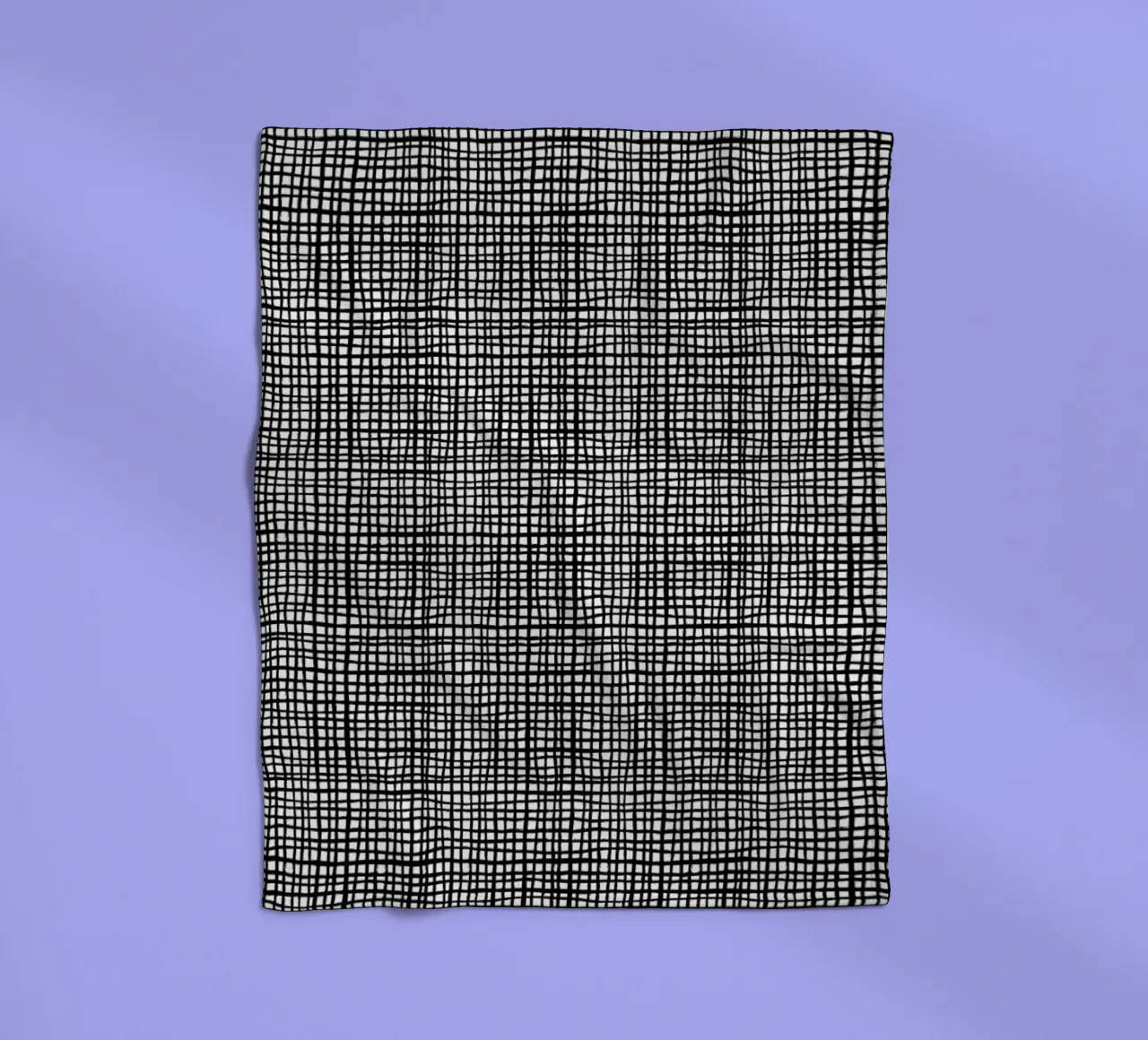 Grid Fleecedecke von Charlotte Winter