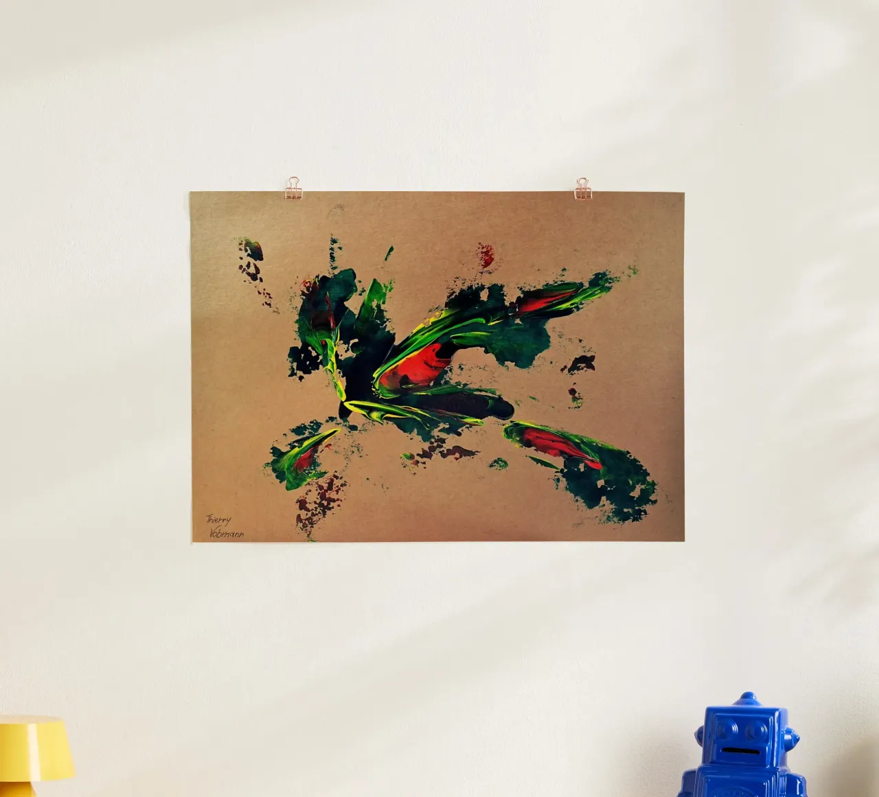 NATURAL STYLE 21 carta hahnemühle da Thierry Vobmann Abstract painting