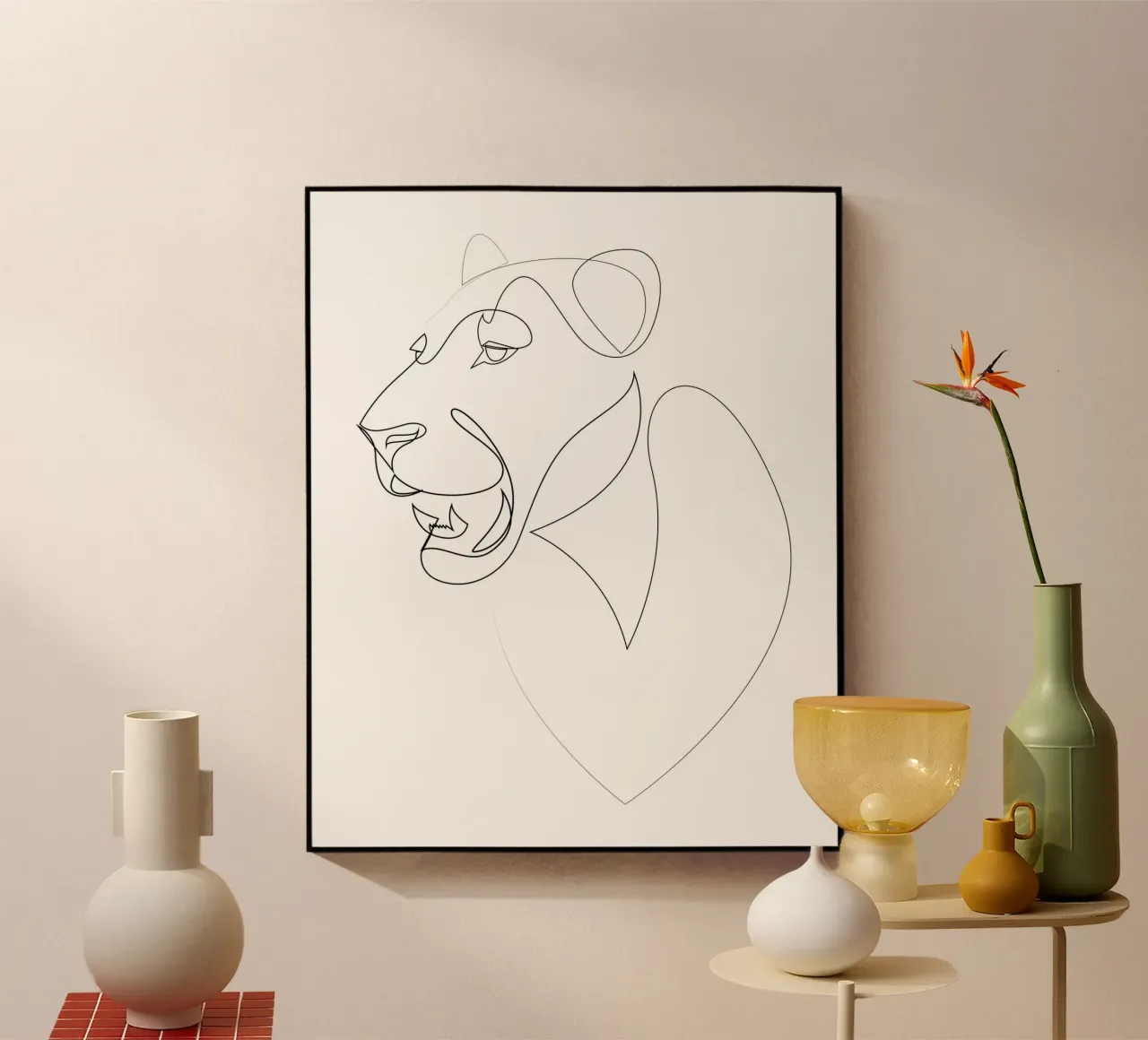 Lioness plexiglass da Addillum